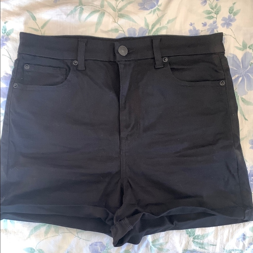 American Eagle Outfitters Black High Waist Women's Shorts